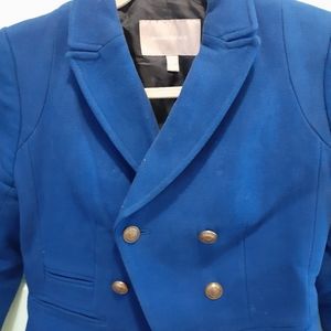 BANANA REPUBLIC BLUE WOMENS BLAZER JACKET 2P